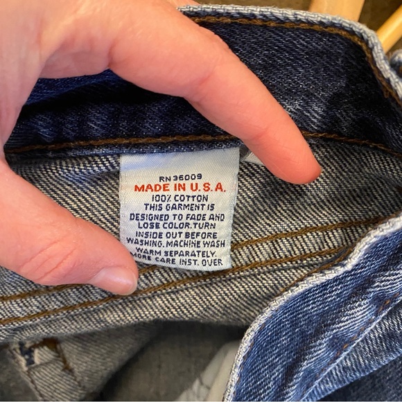 Vintage Women’s Calvin Klein Sport Mid-Rise 100% Cotton Mom Jeans - Size 26W/4 - Picture 5 of 8